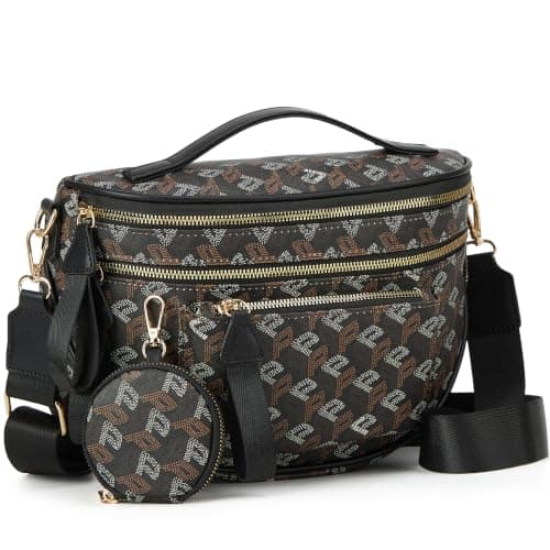 Crossbody Bag Bum Bag for Women Spacious Purse Fanny Packs Belt Bag Vegan Leather Gift for Mother Wife Mom — view 6