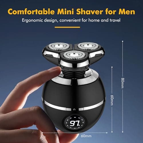 ETENTOUS Electric Razor for Men, 2025 Upgrade Electric Shavers, Cordless Rechargeable 3D Shaver for Men, Wet/Dry Mens Shaver, Waterproof Electric Razor Grooming Kit — view 5
