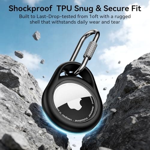 For AirTag Holder,Waterproof Airtag keyring for Apple Airtag 2(Gen 1&2) — view 6