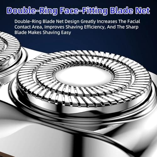 Mini Shavers for Men, Travel Shaver Portable Pocket Design Rotary Razor — view 3