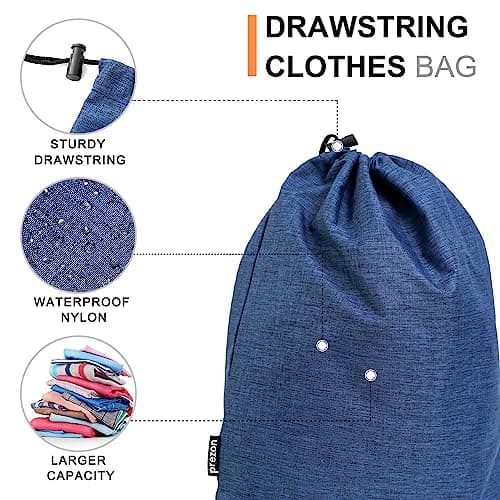 Prezon Compression Packing Cubes with Travel Shoes Bag and Laundry Bag, Luggage Organiser Set, Extensible Suitcase Organiser, Packing Organisers for Suitcases, Packing Cubes for Travel or Storage — view 5