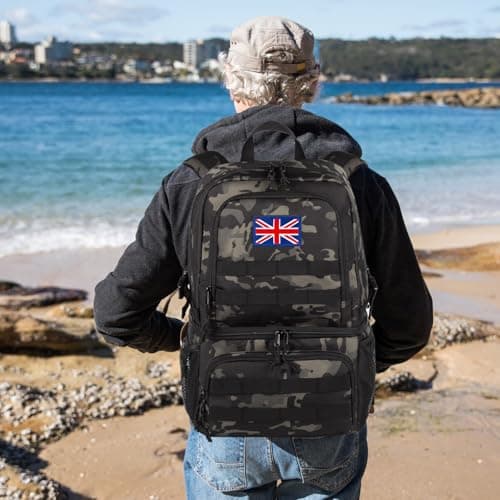 Bunnychic Tactical Cooler Backpack for Men,28L Backpack With 2 Compartment — view 2