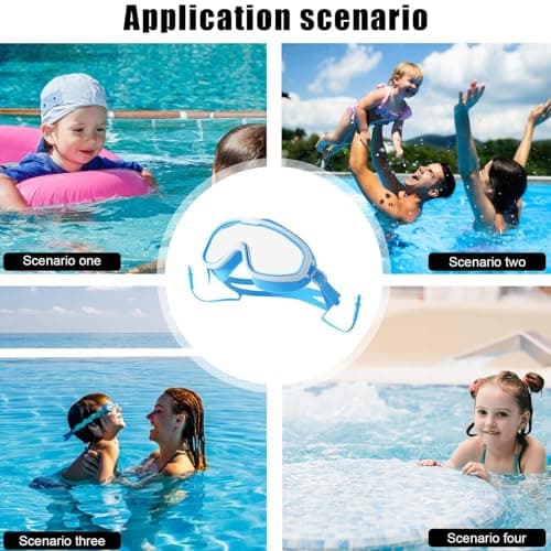 Kids Swim Goggles Anti-Fog, 180 Degree Broad View, PC Lenses — view 4