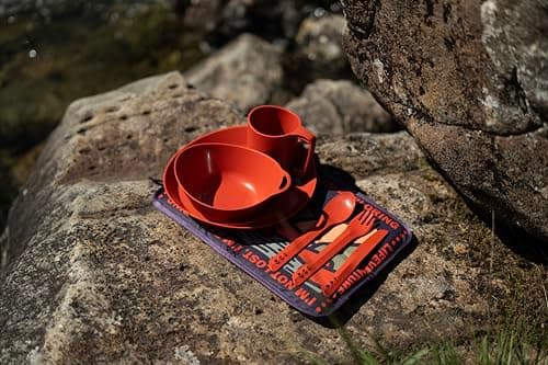 Lifeventure Ellipse Reusable 4-Piece Camping Tableware & Cutlery Set — view 2