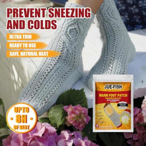 FZJWIKO 10pcs Winter Foot Warmer with Adhesive Toe Warmers, 10pcs — view 5