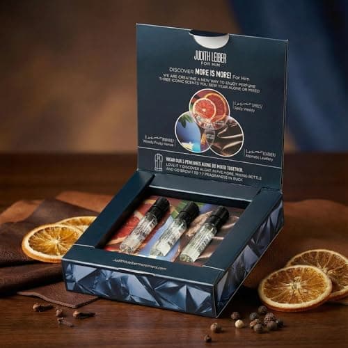 More is More Perfume Mini Gift Set 3in1 Pack for Men | Luxury Long-Lasting Mini Eau de Parfum | Customizable Fragrance Collection | Unique & Travel Size Bottles | Perfect Fragrance Gift for Him–4.5ml — view 2