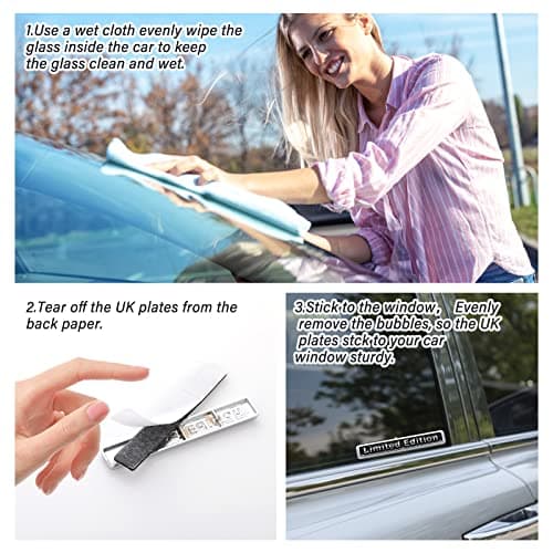 Grevosea 3D Car Limited Edition Logo Stickers Silver Metal Car Stickers Emblem Badge Car for Auto Moto Motorcycle Windows Door PC Tablet Laptop Accessories Tuning Gift — view 4