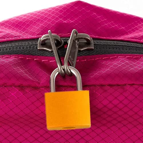 2 Pcs Luggage Locks Suitcase Padlocks Suitcase Locks with Keys, Brass Mini — view 3