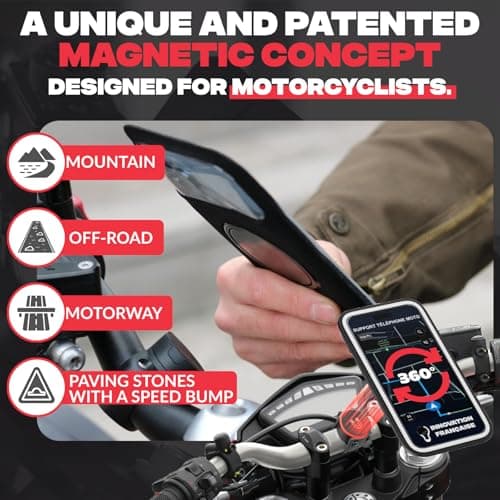 Shapeheart Motorbike Phone Holder & Detachable Magnetic Weatherproof Pouch — view 2
