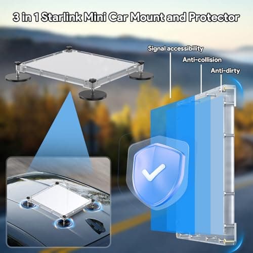 SURVADV Starlink Mini Mount, Magnetic & Suction Roof Holder, 50kg Hold — view 6