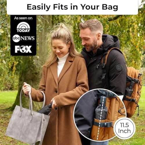 TUMELLA Strongest Windproof Travel Umbrella (Compact, 100MPH Wind-Tested) — view 2