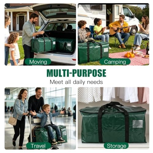ZFWDSY Moving Bags 93 L,4-Pack Storage Bags Moving Boxes Alternatives — view 6