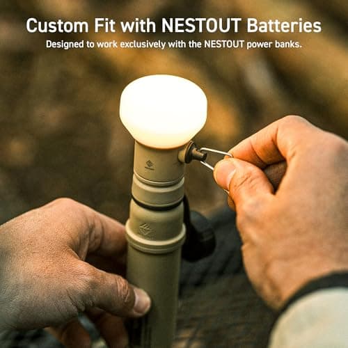 ELECOM NESTOUT LAMP-1 LED Camping Lantern, IP44 Water Dust Resistant — view 5