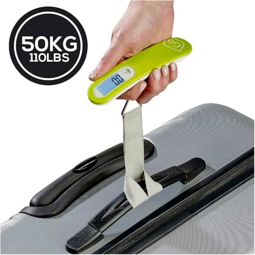 Go Travel Digital Luggage Scale, 50kg Capacity with Strap & Backlight — view 3