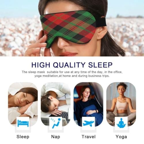 Skin Friendly Cool Nylon Surface Sleep Mask for Summer Daily — view 6