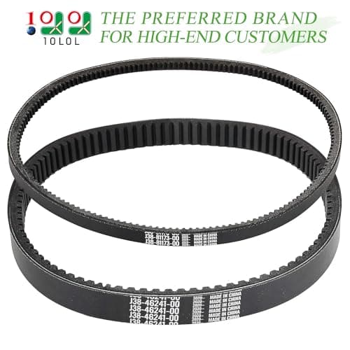 10L0L Starter Generator & Drive Belt Kit for Yamaha G2, G5, G8, G9, G11, G14, G16, G22, 2012-up G29 Gas Golf Cart, Replace OEM J55-G6241-00 J55-H1173-00 JN6-H1173-00 — view 6