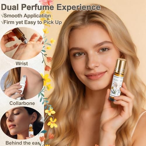 Gdblsm Perfume Making Kit- DIY Solid Perfume for Women, 2-in-1 Roller Perfume & Perfume Balm, Mini Perfume Set with Roll On Fragrances Bottle, Essential Oils, Travel Size Perfume Gift for Women, Men — view 5
