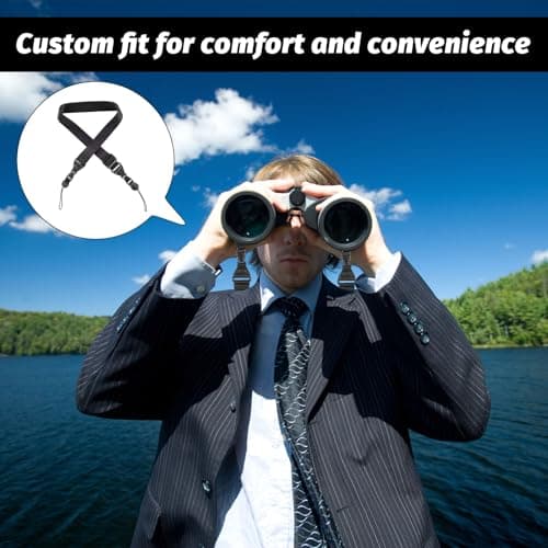 1PCS Binocular Strap Adjustable Camera Strap Weave Binoculars Straps Neck Shoulder,Camera Neck Strap,Quick Release Camera Strap with Anti-slip,Safety Tether Crossbody Sling Band for Cameras Camcorder — view 5