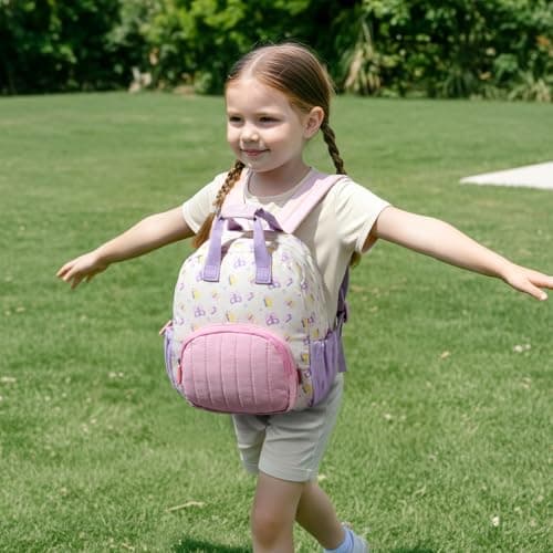 GAGAKU Toddler Backpack for Girls - Kids Nursery Backpack Mini Children Backpack 2-4 years Breathable Comfortable Preschool Kindergarten Elementary Rucksack Travel toddler Bag - Butterfly — view 6