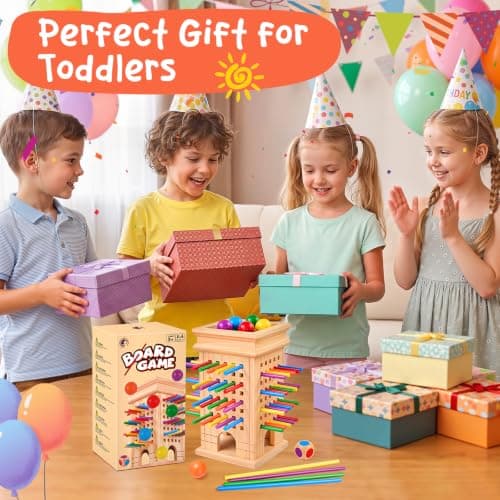 Montessori Game Wooden Board Games, Educational Toys for 3 4 5 6 Year Old — view 6
