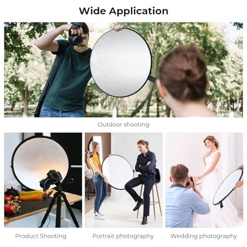 K&F CONCEPT 32" (80cm) 5-in-1 Collapsible Portable Light Reflector — view 6
