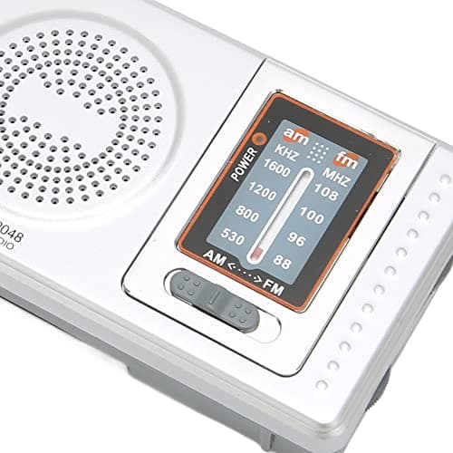 AUNMAS AM FM Radio Pocket Size, AA Battery Operated Portable Radio with — view 5