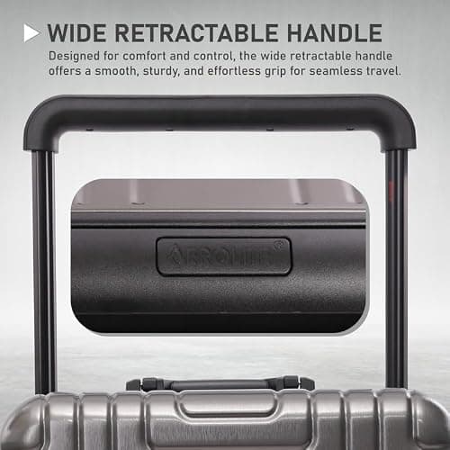 Aerolite Premium Hybrid Aluminium Polycarbonate Trunk, 4+1 Silent Wheels — view 6