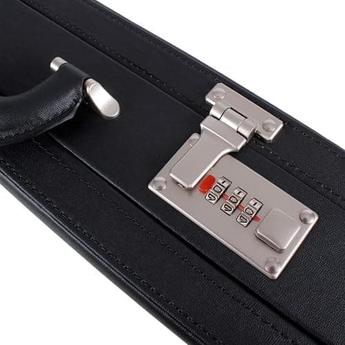 Executive Faux Leather Business Briefcase Attache Travel Case Work Bag AR — view 6