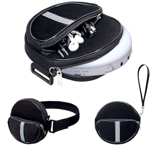 KLIM Nomad CD Player Walkman with Long-Lasting Battery + Portable CD Player Case, Waterproof Portable CD Player Carrying Case — view 3