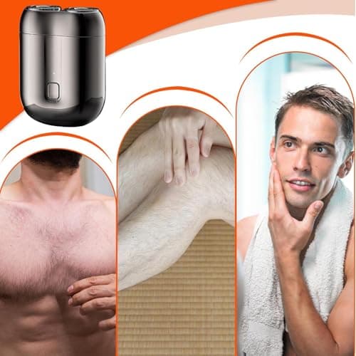Mini Shavers for Men USB Rechargeable Mini Wet Dry Personal Men Face — view 4