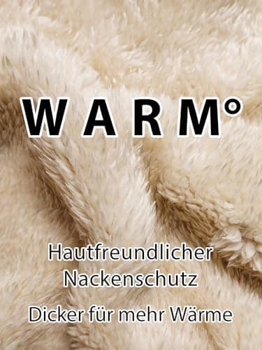 Fleece Balaclava Unisex Windproof Thermal Ski Mask Neck Warmer(Beige) — view 6