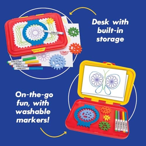 Spirograph Junior Set with Jumbo Pieces for Easy Creative Drawing — view 3