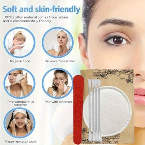 30Pack Luxury Individually Wrapped Disposable Travel Makeup Removal Kit; Hygiene Face Cleansing Vanity Set for Daily Facial Cleansing and Exfoliating; Hotel Amenities Kit;Ideal for Home and Travel — view 5