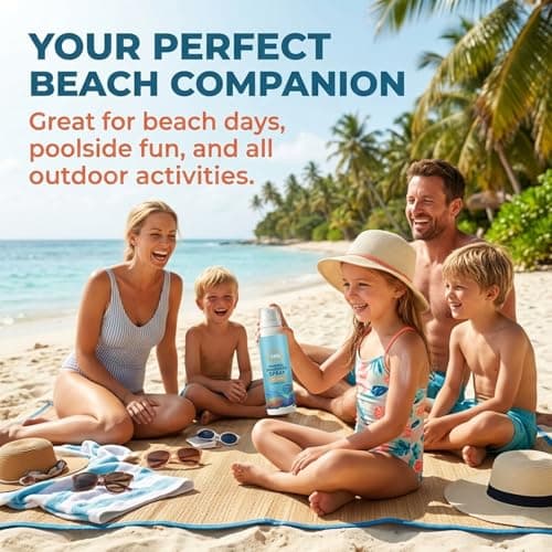 Mineral Sunscreen Spray SPF 50+ | Spray Sunscreen SPF 50, Ultra-Light Body & Face Sunscreen SPF S-pray | Broad Spectrum UVA/UVB Protection, No White Cast, Non-Greasy Hydrating Sun Cream S-pray — view 5