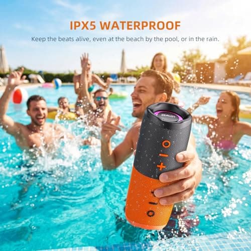 Zealot 2 in 1 Magnetic Split Bluetooth Speaker, 20W Power (10W per Speaker), Waterproof Split Wireless Speaker Bluetooth 5.3, 12H Playtime, True Wireless Pairing for Home, Outdoor or Travel — view 3