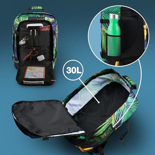 CabinMax Easyjet Cabin Bag 45x36x20 Underseat Cabin Bags & Travel Backpack — view 5