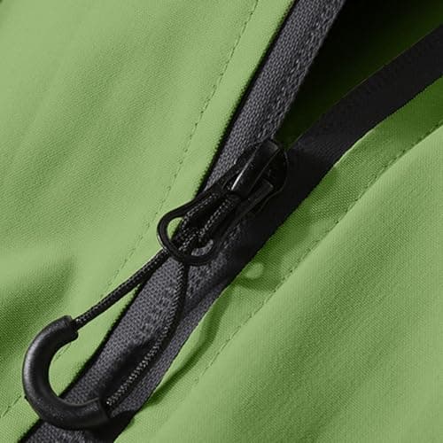 Women's Lightweight Waterproof Jacket, Casual Outdoor Raincoats with Hooded, Breathable Zip Up Softshell Jackets with Pockets, for Spring Fall Winter — view 5