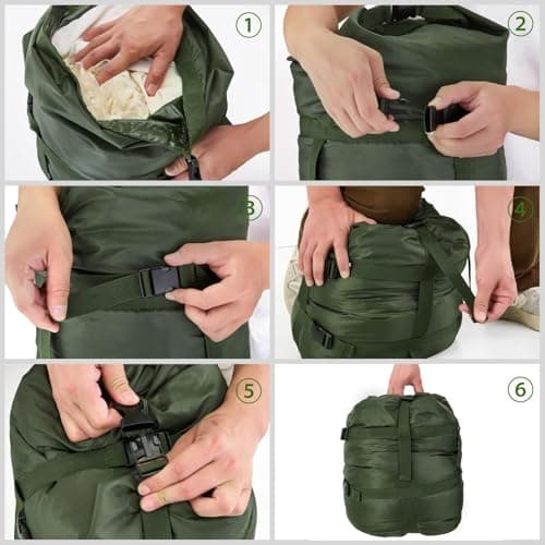 GLFLOW Lightweight Travel Packing Bag with Compression Capability for Sleeping Bags and Gear During Camping Hiking Expeditions (L) — view 3