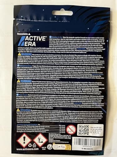 Active Era Mosquito Repellent Bracelet [12 Pack], Insect Midge & Mosquito Bands - Powerful DEET Free Formula - Waterproof with 250 Hours / 10 Days of Protection (Assorted Brown and Black - 12 Pack) — view 3