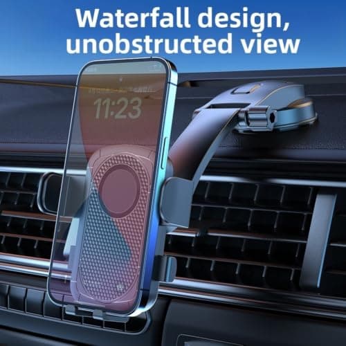 Gravity Car Phone Holder Suction Cup 360 Rotation(Mirror Face) — view 4