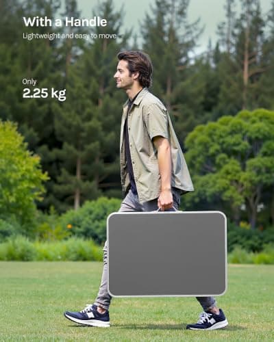 WOLTU Portable Folding Camping Table, 70x50x60 cm, Grey — view 6