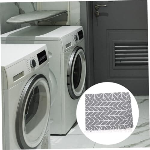 LABRIMP Washing Machine Cover Store Fridge Top and Washing Machine, Breathable Polyester Cotton Dust Protector with External Pockets, Easy to Clean for Home Appliances — view 4