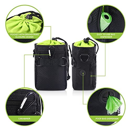 pecute Waterproof Dog Treat Pouch Bag with Multiple Pockets — view 4