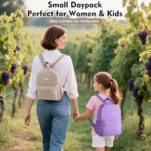 AOTIAN Lightweight Nylon Daypack, Small Hiking Backpack for Women — view 2