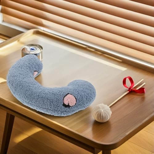 UKCOCO Cat Neck Pillow 4 Pack, Plush U-Shaped Pet Cushion with Scratch-Resistant Fabric, Calming Sleeping Aid for Cats and Puppies, Assorted Colours for Indoor Relaxation — view 6