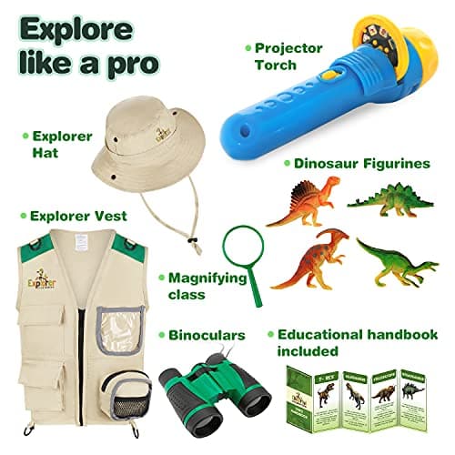 Cheerful Children Toys Kids Explorer Kit with Dinosaur Torch Projector — view 3