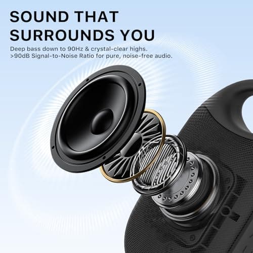 JUOVI CLIP J1 Bluetooth Speaker Portable Speaker with 24H Playtime — view 2