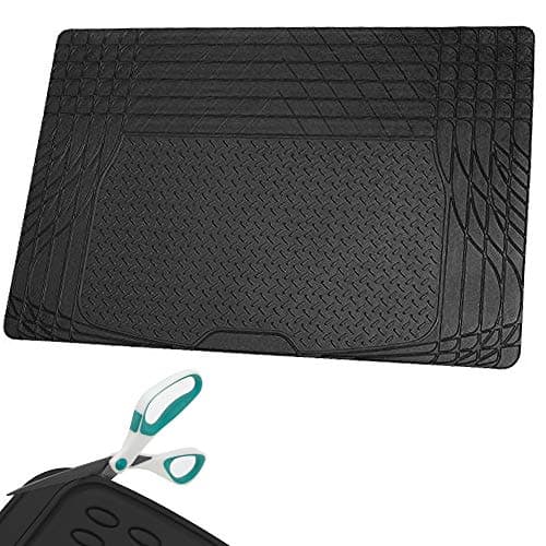 Nyxi Rubber Car Boot Mat Liner (120cm X 80cm) Universal Non-Slip Deep-Dish Heavy-Duty Rubber for Cars SUV Truck and VAN, Waterproof, All Weather — view 6