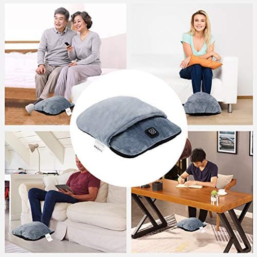 Foot Warmer with Heating and Vibration Massage,Electric Feet Warmer — view 5