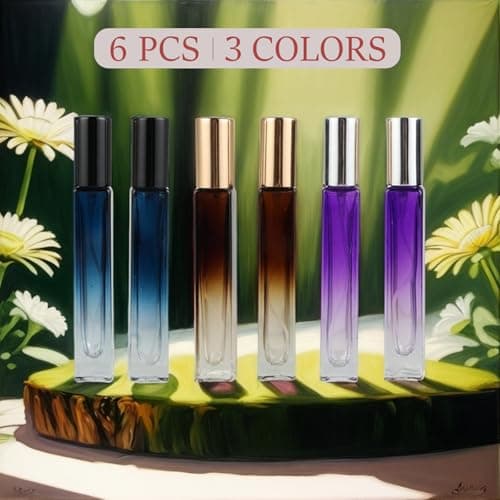 Refillable Perfume Atomizer Bottles 6 Pack 10ml, Fine Mist Spray Set — view 4